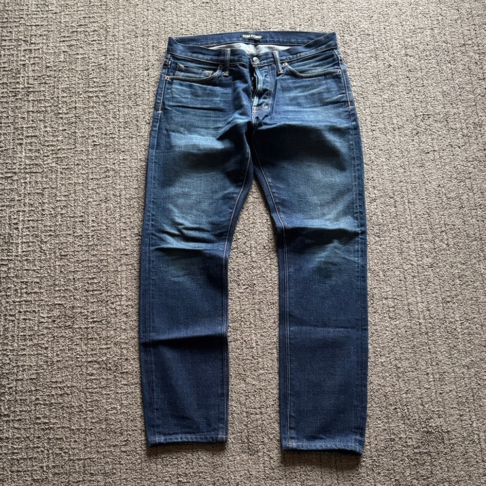 Tom Ford Men's Slim Jeans - Dark Blue